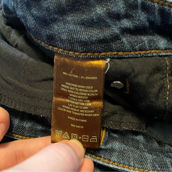 Kut from the Kloth Boyfriend Jeans High Rise Slim Tapered Leg Medium Wash 22W - Picture 9 of 10